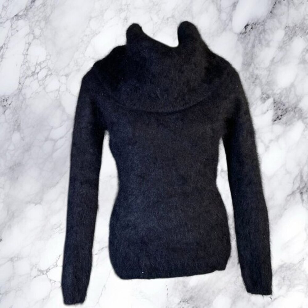 Tom Ford Ultra Soft Angora Blend Oversized Cowl Turtleneck